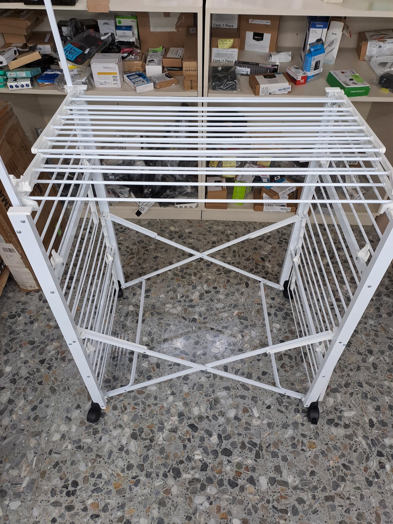 Tendedero aluminio blanco Foppapedretti