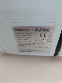 Mini calefactor 2000W con 3 modos Pro Breeze