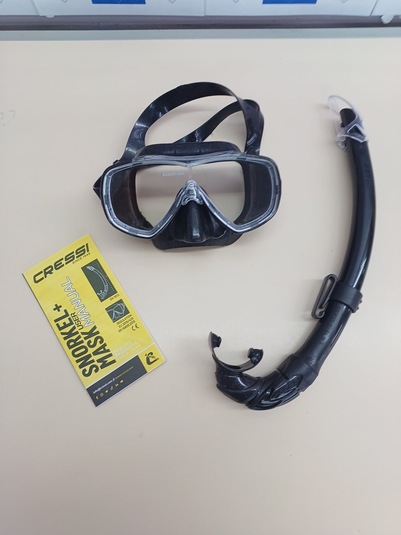 Set Máscara+Snorkel Unisex Talla Única CRESSI