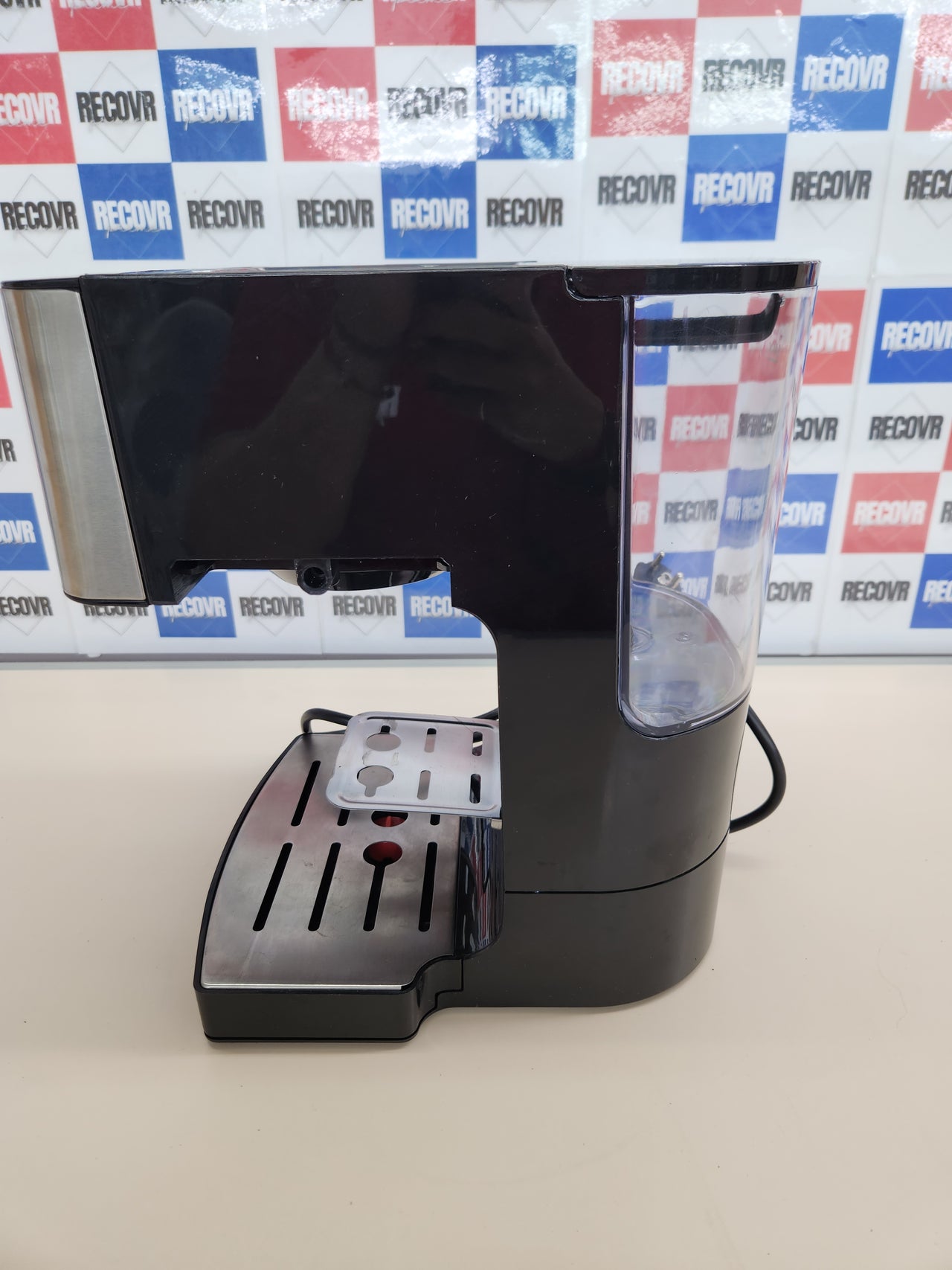 Cafetera espresso 15 bares espumador y depósito de leche, pantalla LCD, bomba italiana, Precalentamiento rápido, Thermoblock, Barista Express, Café en polvo o en cápsulas [4090SS] Sencor
