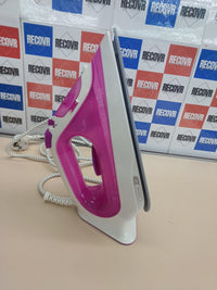 Plancha ropa vapor Texstyle, 2300 W, suela bidireccional 3D SuperCeramic, déposito 270 ml, Frambuesa, Púrpura, 140 gr/min Braun Hogar.