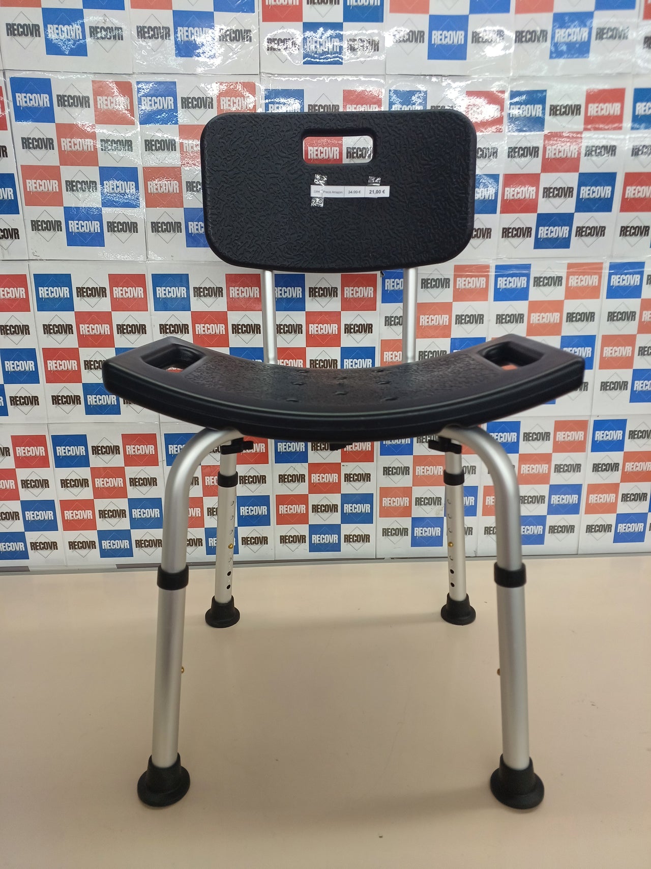 Silla ducha regulable antideslizante respaldo PEPE Mobility
