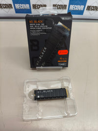 SSD gaming 4TB WD Black para PS5 y PC con disipador térmico