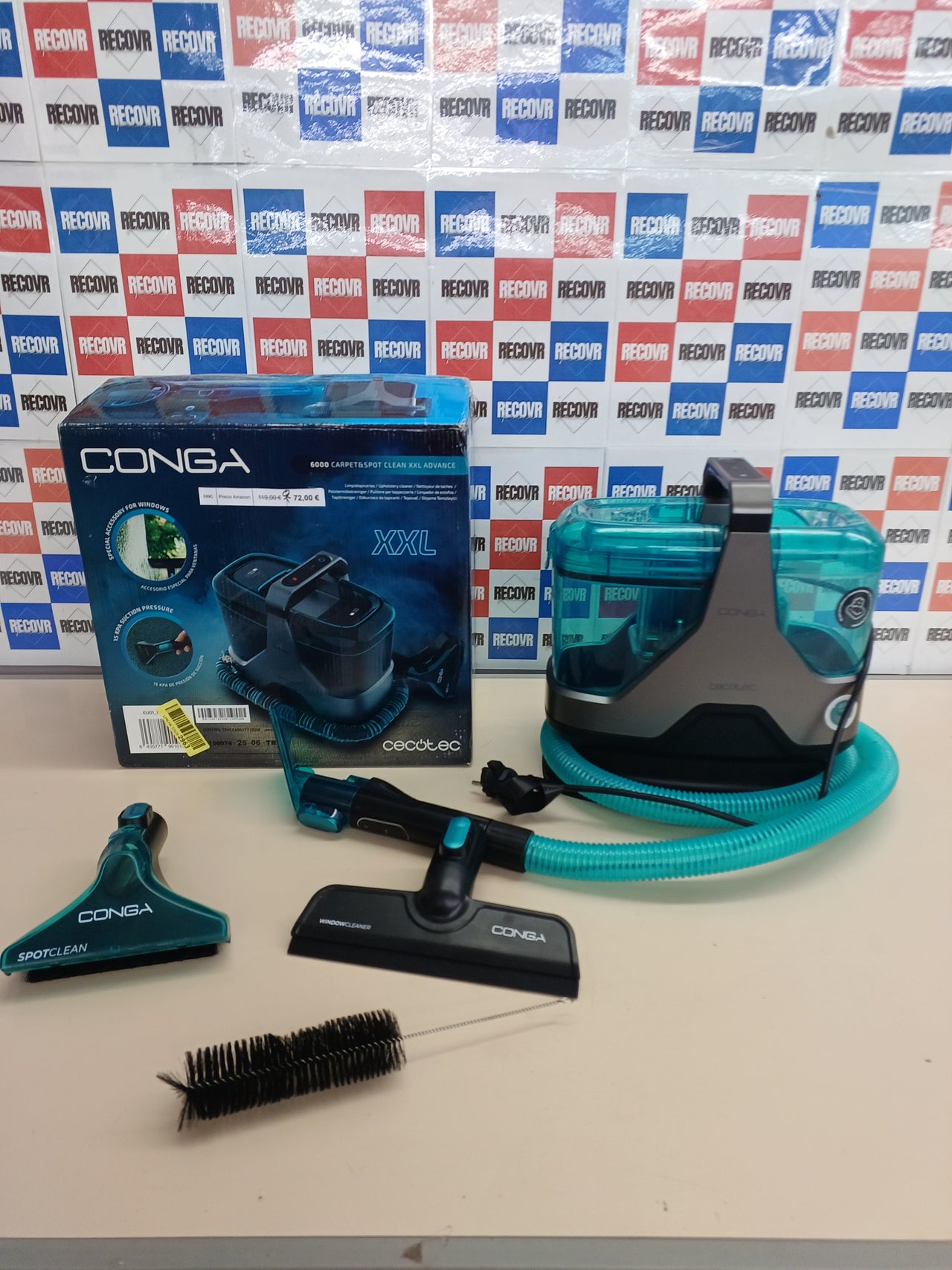 Limpiador tapicerías 600 W 15 kPa – Cecotec