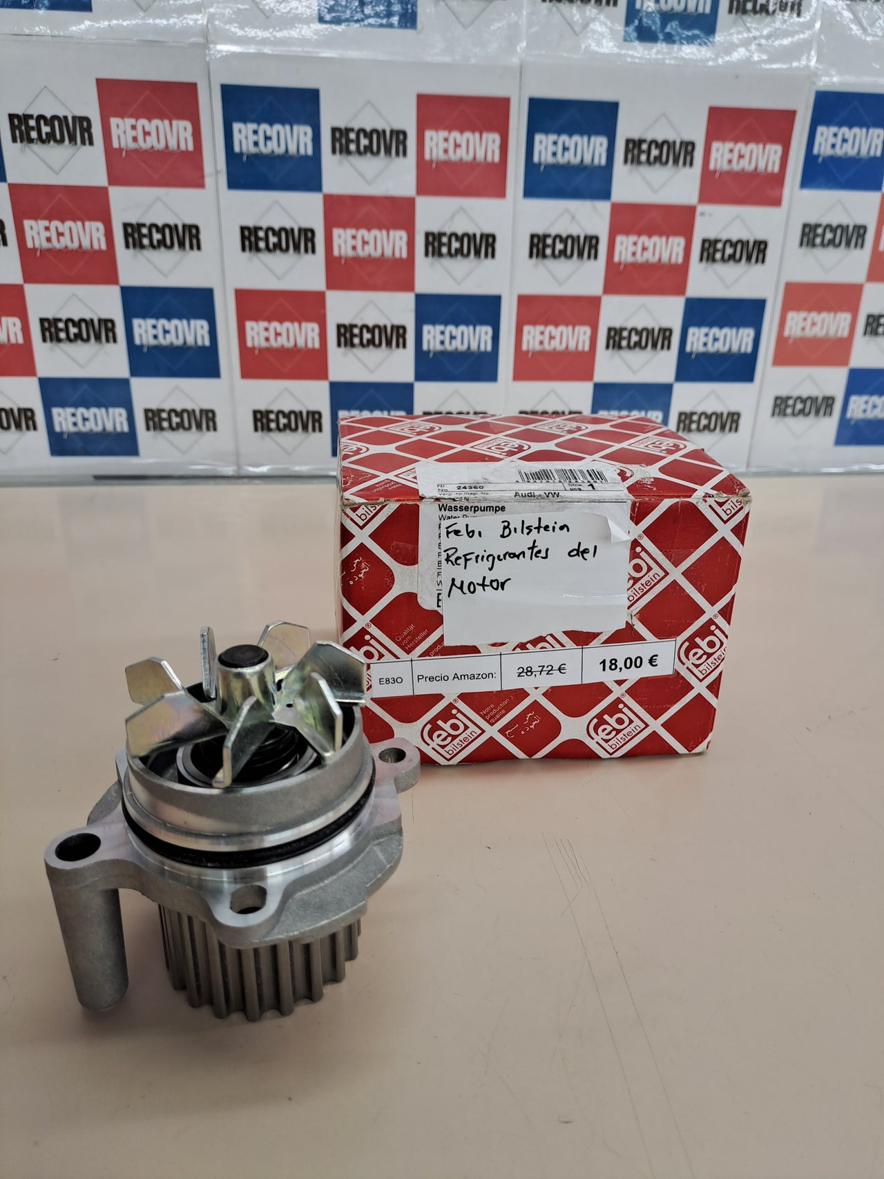 Bomba de agua para motor