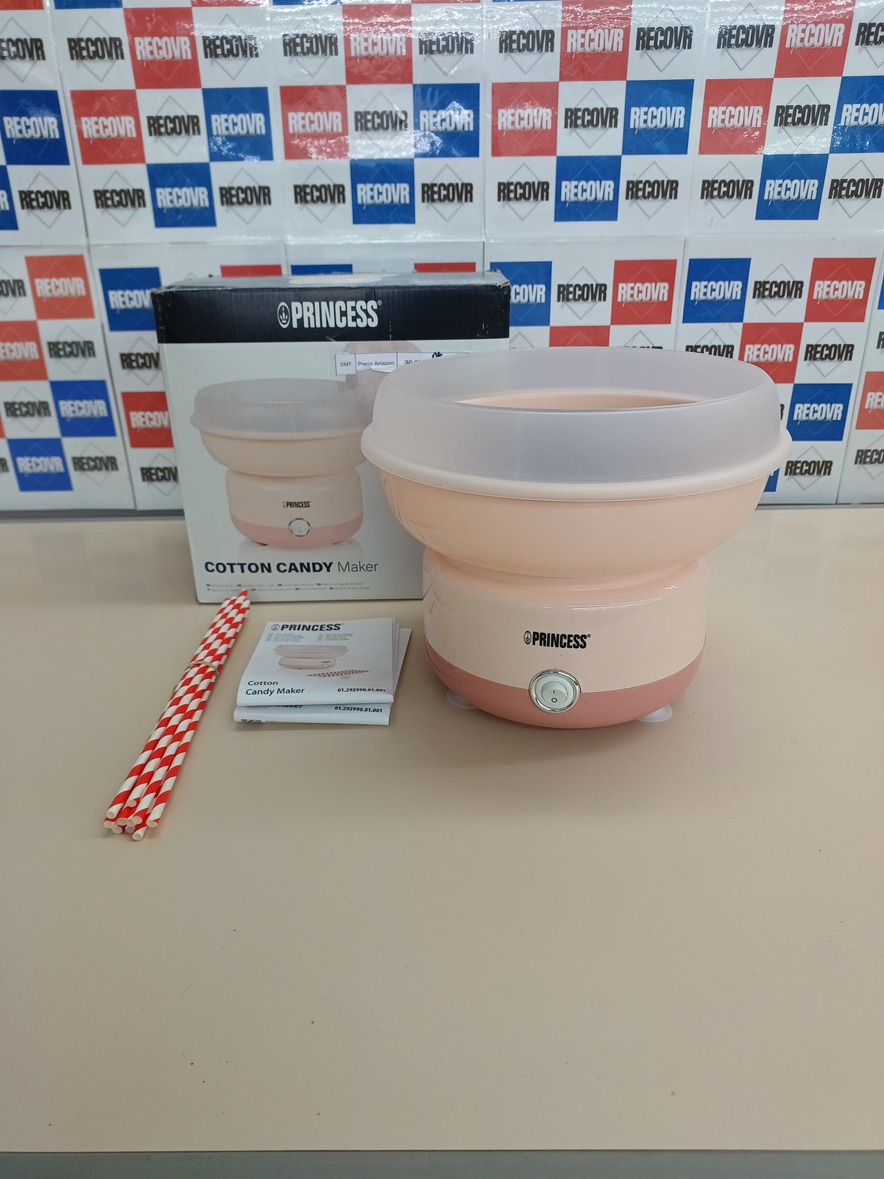 Máquina de Algodón de Azúcar Princess 500 W libre de BPA