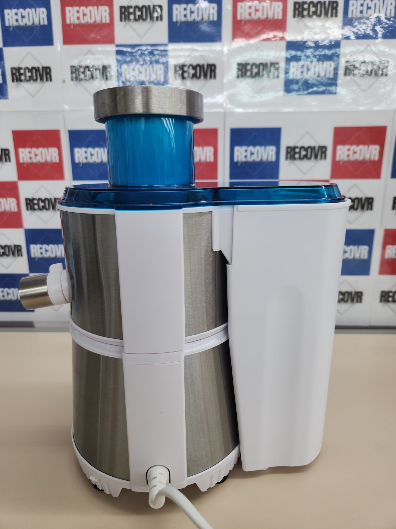 Licuadora Orbital Cecotec Juice&Fresh 400 Titan White con motor de 400 W, 20 000 rpm, 2 velocidades, disco de titanio, sistema antigoteo y jarra de 350 ml