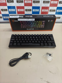 Teclado mecánico gaming KROM KLUSTER 60% RGB, Bluetooth/USB