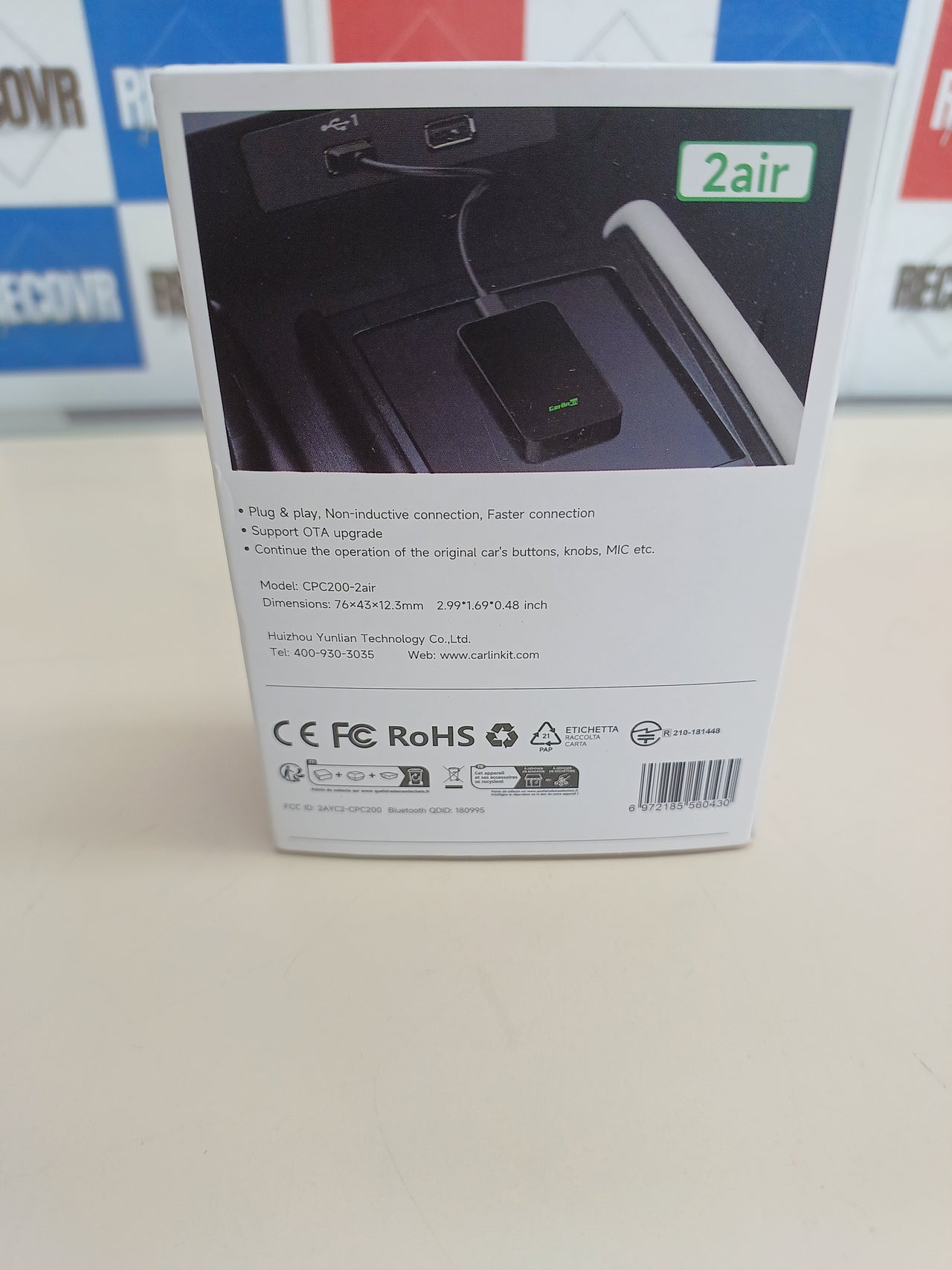 Carlinkit 5.0 CarPlay & Android Auto Inalámbrico