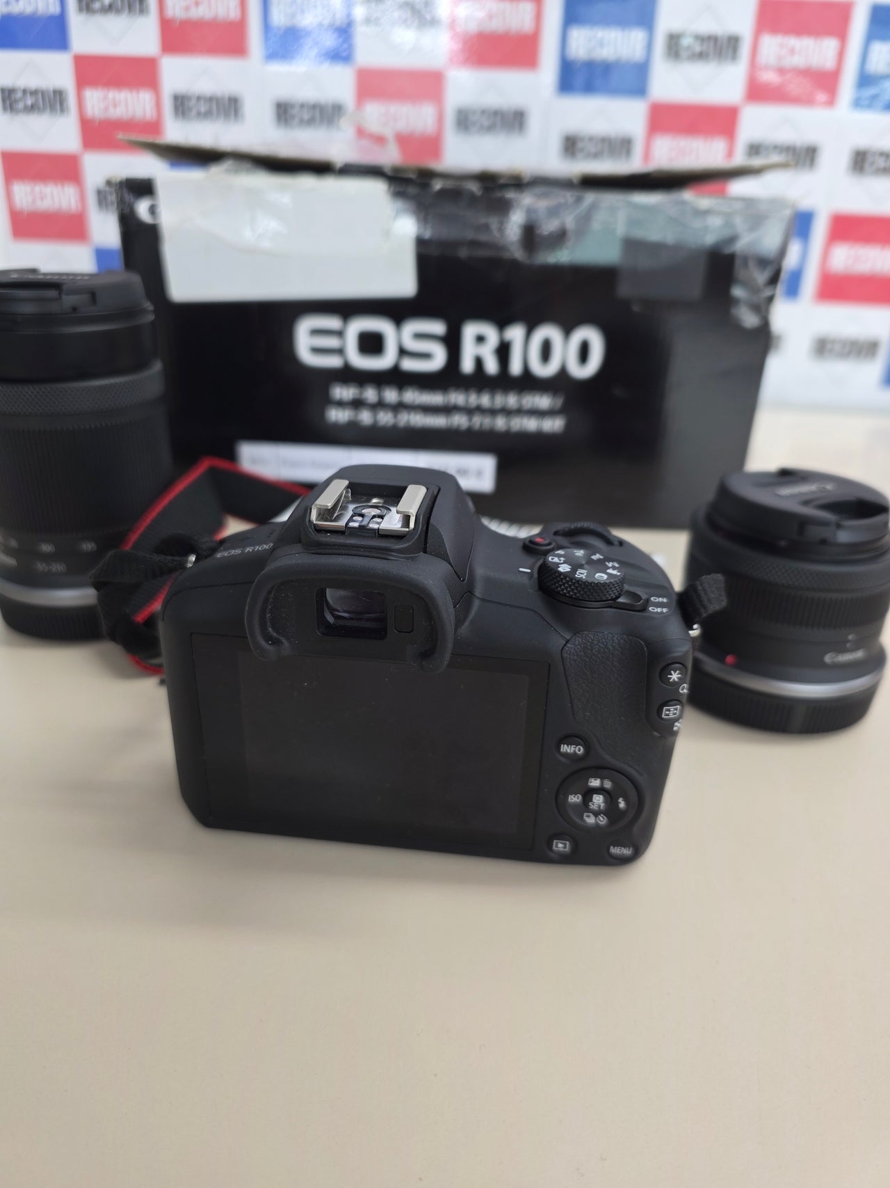 CANON EOS R100 Objetivos 18-45 & 55-210 mm Cámara Evil APS-C Mirrorless