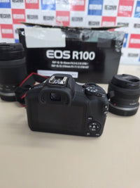 CANON EOS R100 Objetivos 18-45 & 55-210 mm Cámara Evil APS-C Mirrorless