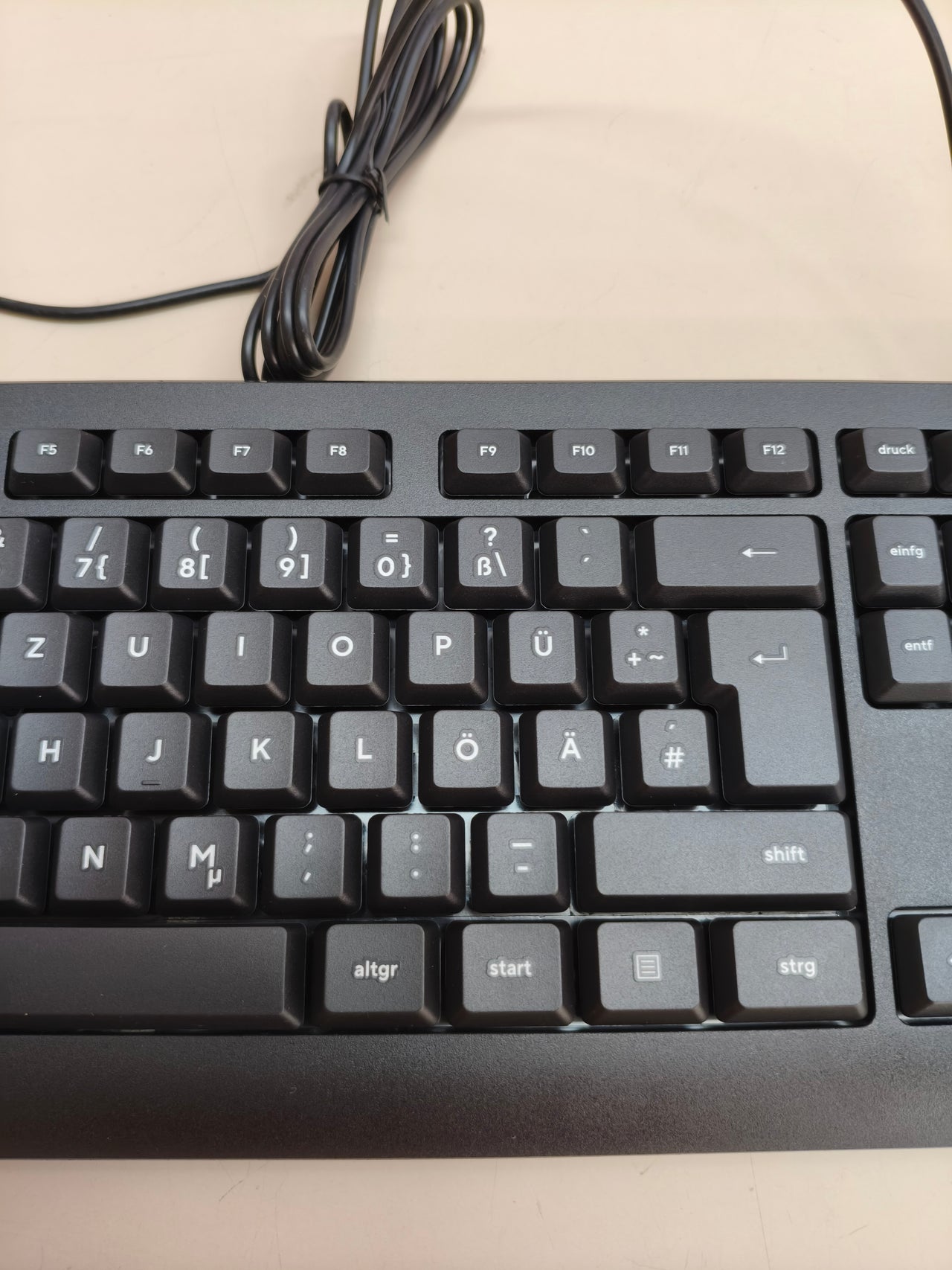 Pack teclado y ratón con cable Trust Taro, QWERTZ alemán