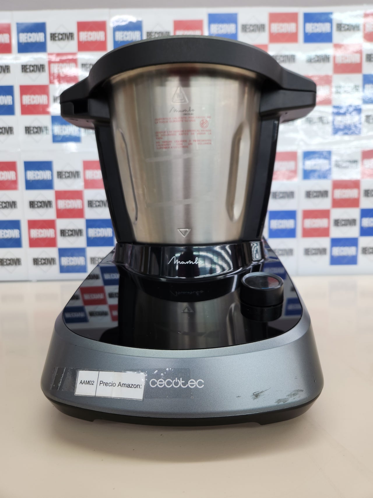 Cecotec Robot de Cocina Multifunción Mambo Touch con Jarra Habana. 1600 W, 37 Funciones, Pantalla Táctil TFT 5" con Recetario Integrado, 3,3 Litros, APP, Báscula y Jarra de Acero Inox + Habana