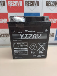 Batería de moto Yuasa YTZ8V 12V AGM VRLA libre de mantenimiento 120 CCA