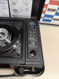 Hornillo de gas portátil Yinleader con maletín