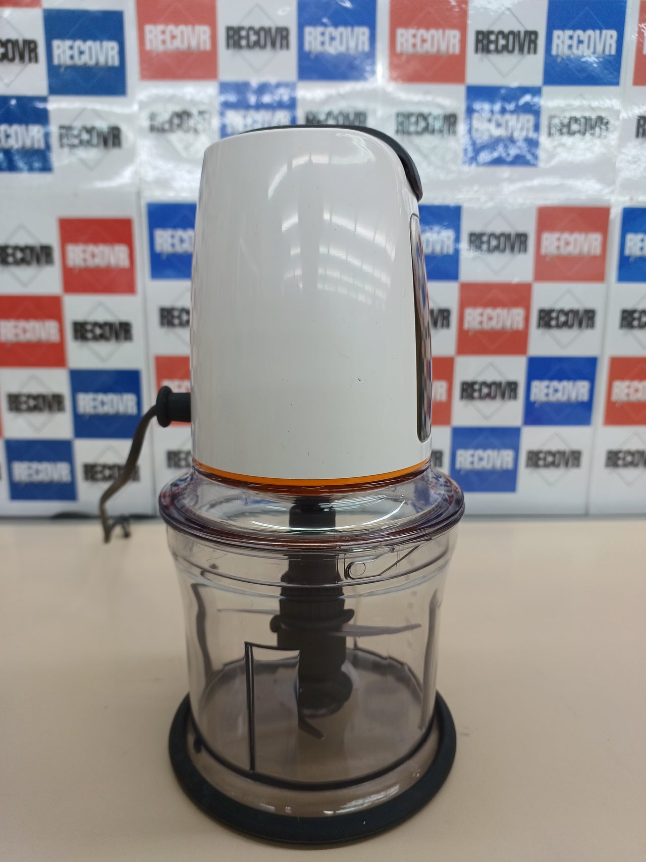 Picadora 500W, 0,5L, 2 Velocidades con Recipiente Cuatro Cuchillas, Anillo Antideslizante para Mayor Estabilidad, Apta para Lavavajillas, Blanca CHP61.100WH Kenwood Easy Chop
