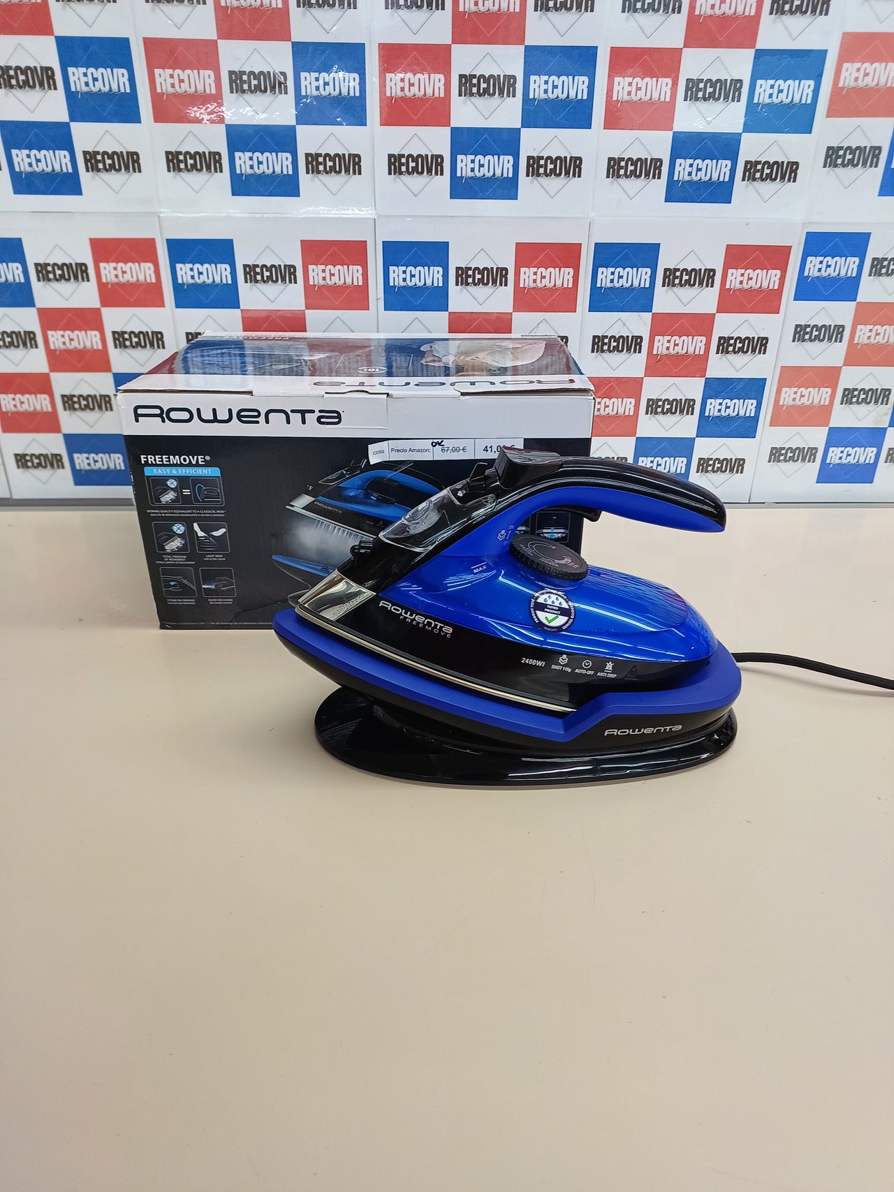 Plancha sin cable Rowenta Freemove DE5010