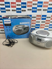Radio CD portátil Philips AZ127/12 con casete
