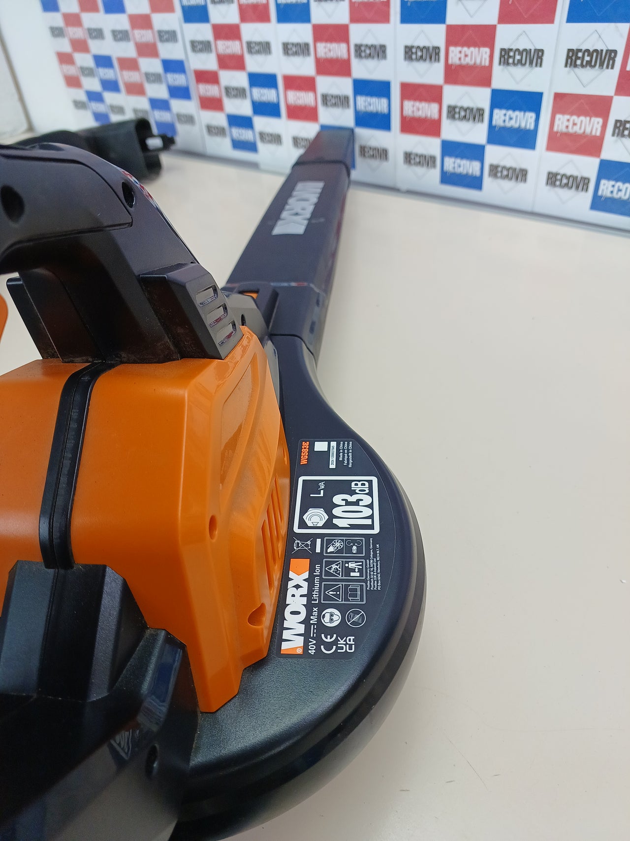 Aspirador de hojas 40V 2en1 35 L ligero – Worx