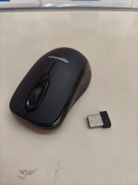 Ratón inalámbrico Amazon Basics con receptor USB, negro