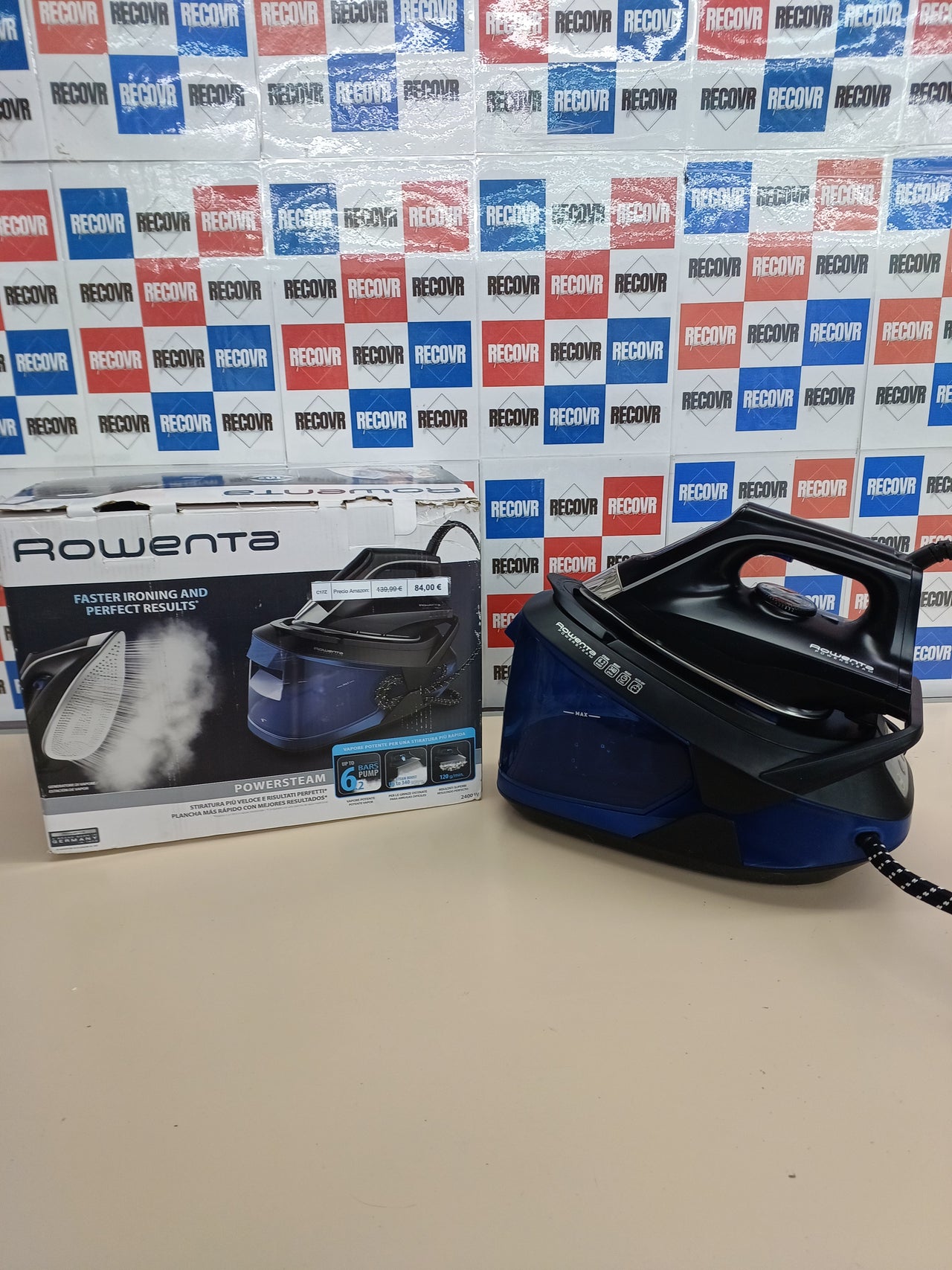 Centro planchado 6,2 bares, vapor potente 1,7 L ROWENTA