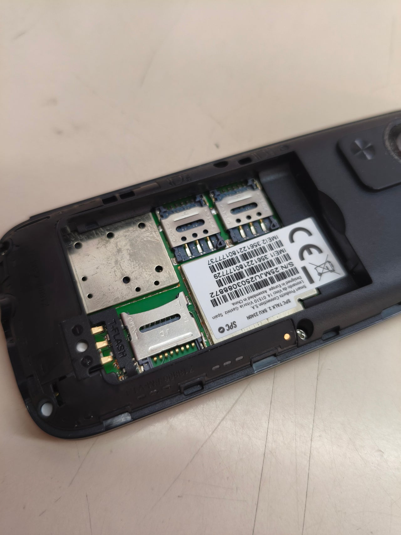 Teléfono móvil SPC Talk 2 4G, negro