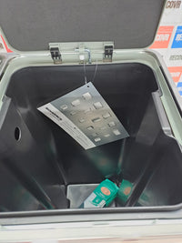 Cubo reciclaje 2×30 L pedal doble – Songmics