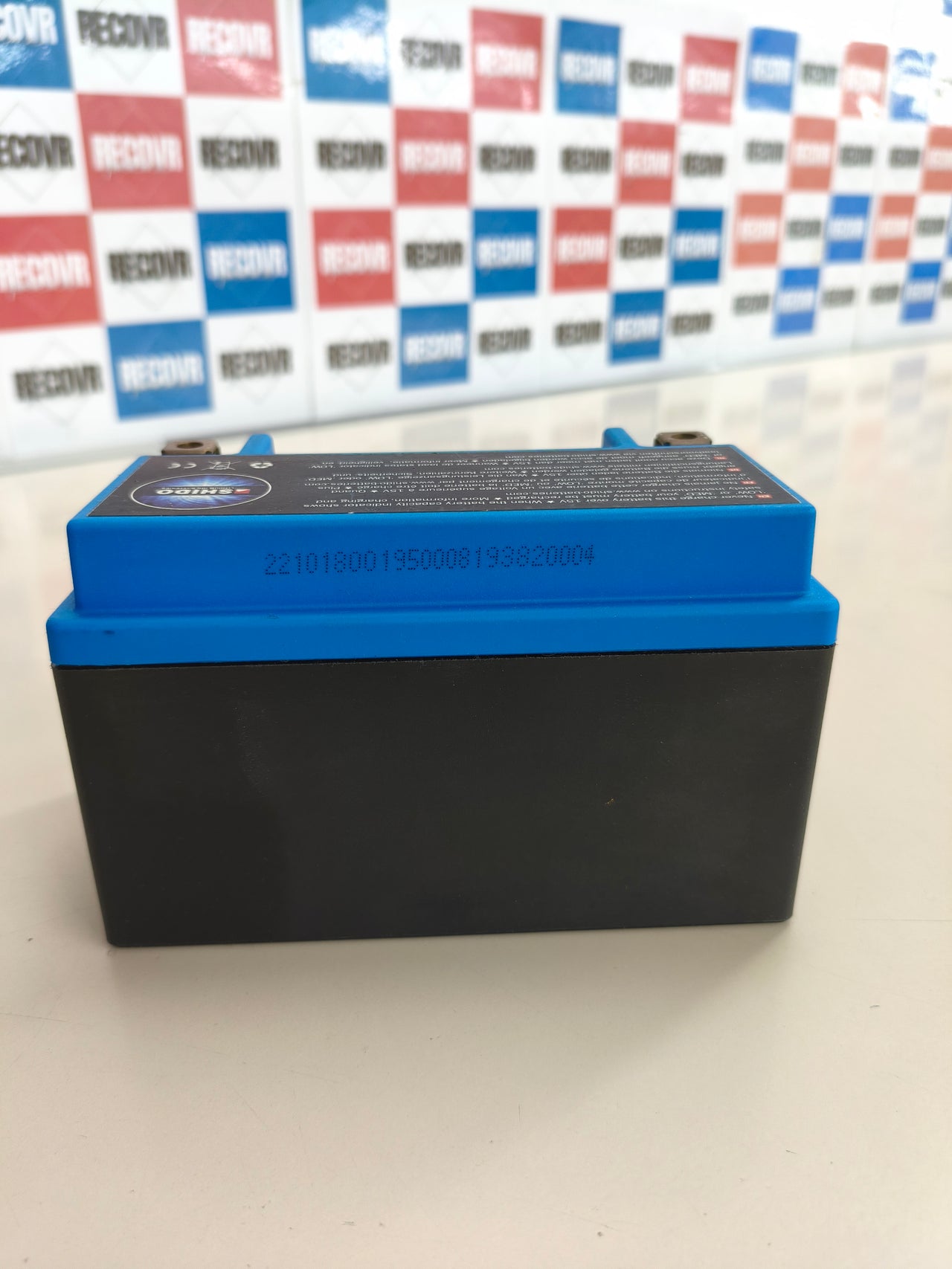 Batería de litio para moto Shido LT12A-BS Lion S azul