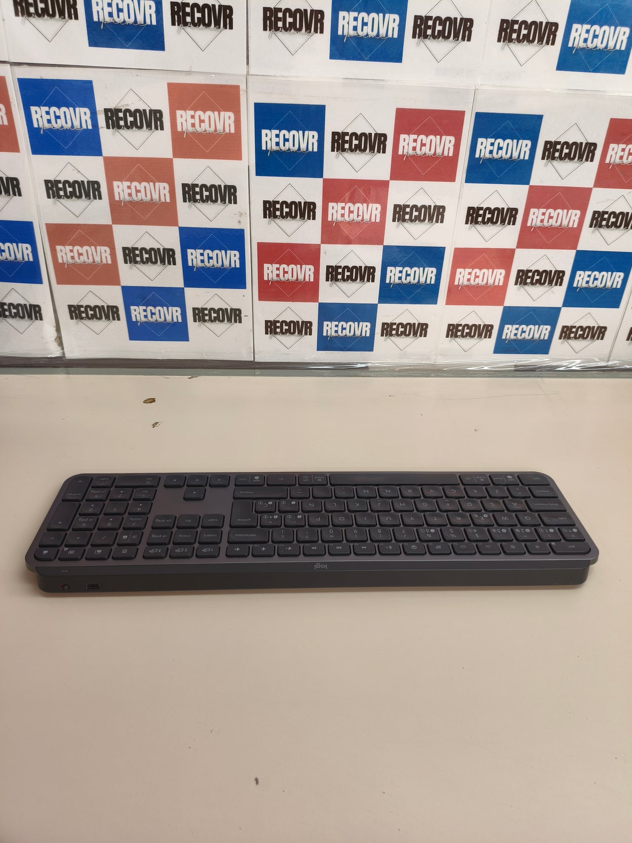 Logitech MX Keys S, teclado inalámbrico, gris