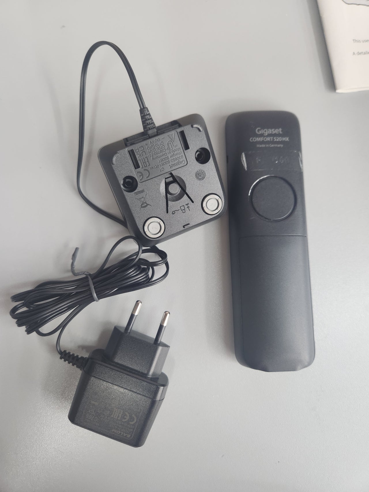 Gigaset COMFORT 520 IP flex - Teléfono DECT Inalámbrico con Tecnología IP - Diseño Elegante - Audio Brillante, Negro Titanio [Compatible en ES y POR]