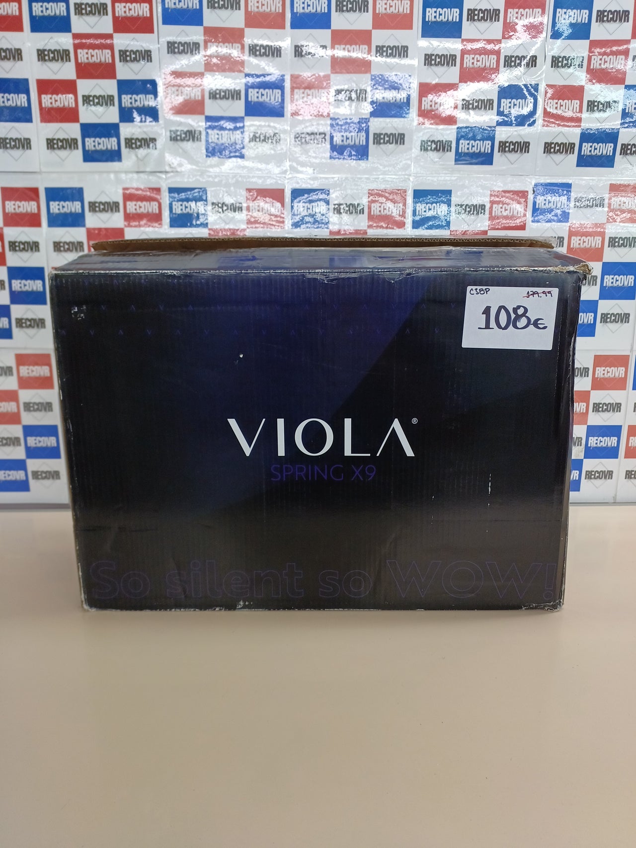 Ventilador de Pie VIOLA Silencioso Mando a Distancia