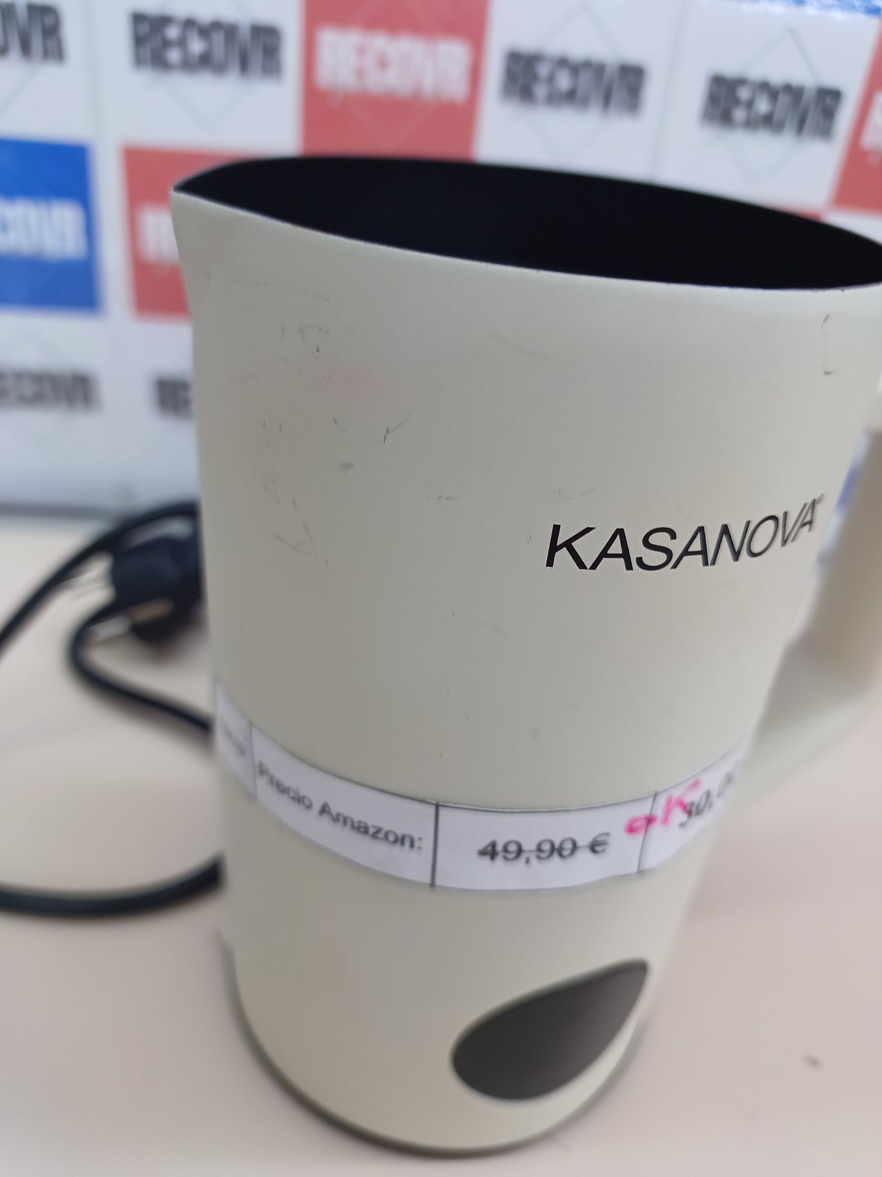 Espumador de Leche eléctrico, Acero Inoxidable KASANOVA HS009-N.