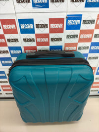 Maleta de cabina underseat Suitline 30 L ABS rígido verde agua con 2 ruedas
