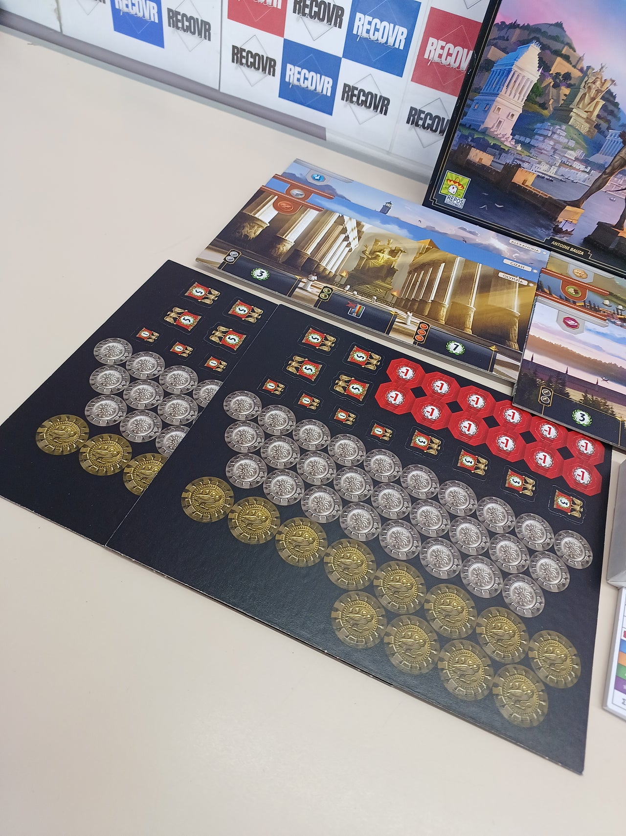 Juego de Mesa 7 Wonders en Italiano, para 3-7 Jugadores, Edad 10+ Asmodee