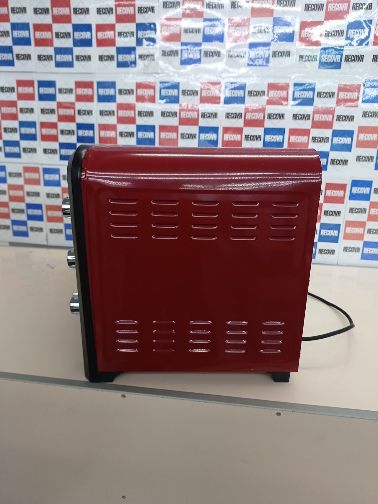 Horno eléctrico 2000 W acero inoxidable rojo Girmi