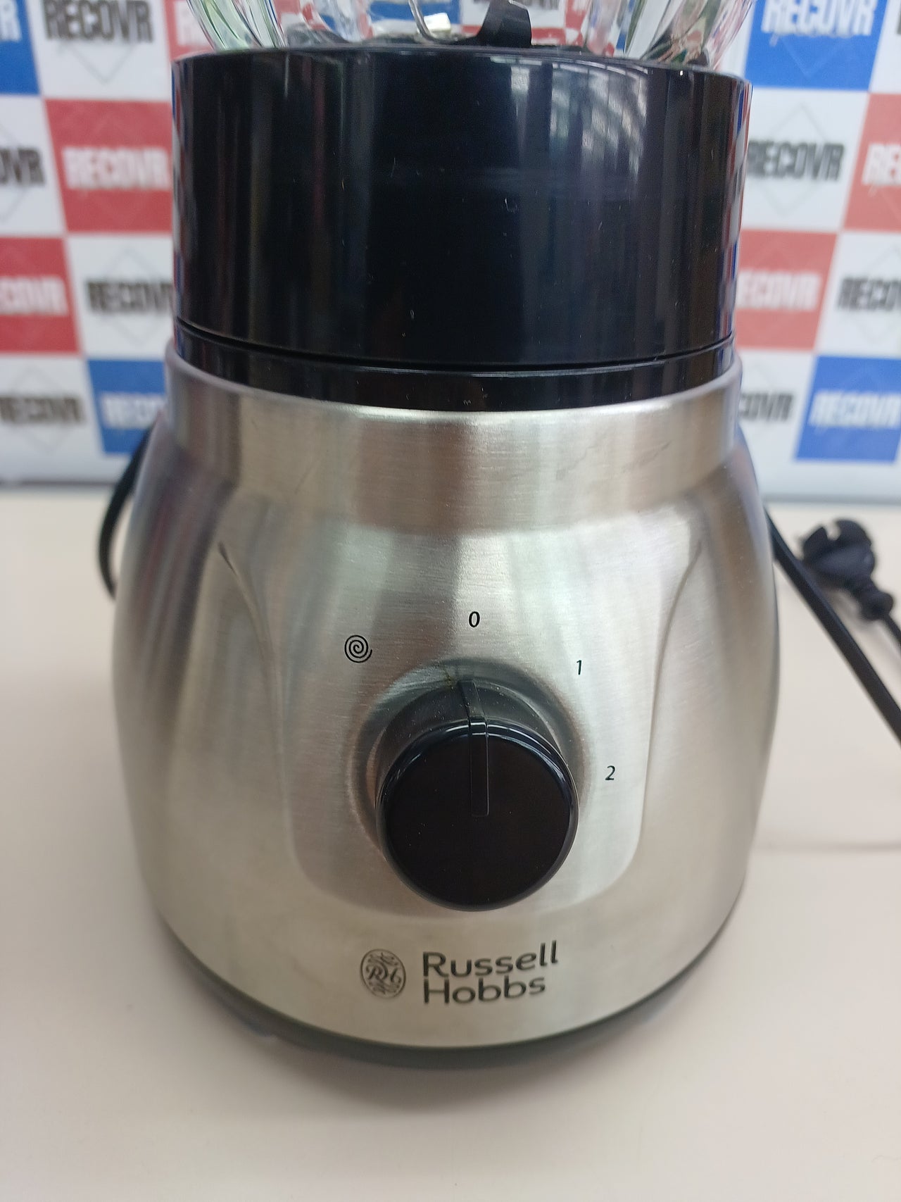 Batidora de vaso 2en1 1,5L acero inox Russell Hobbs
