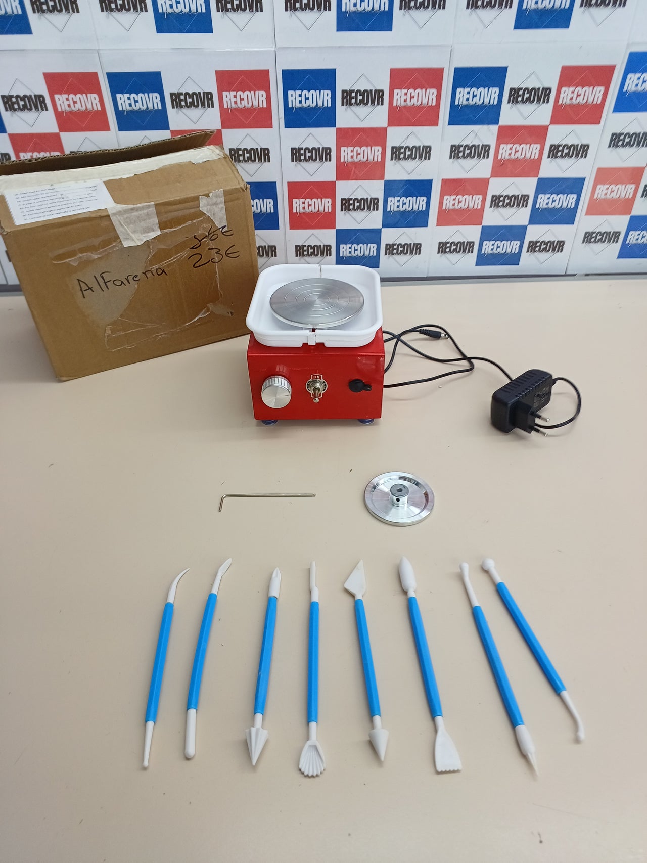 Torno alfarero 2000RPM con velocidad ajustable