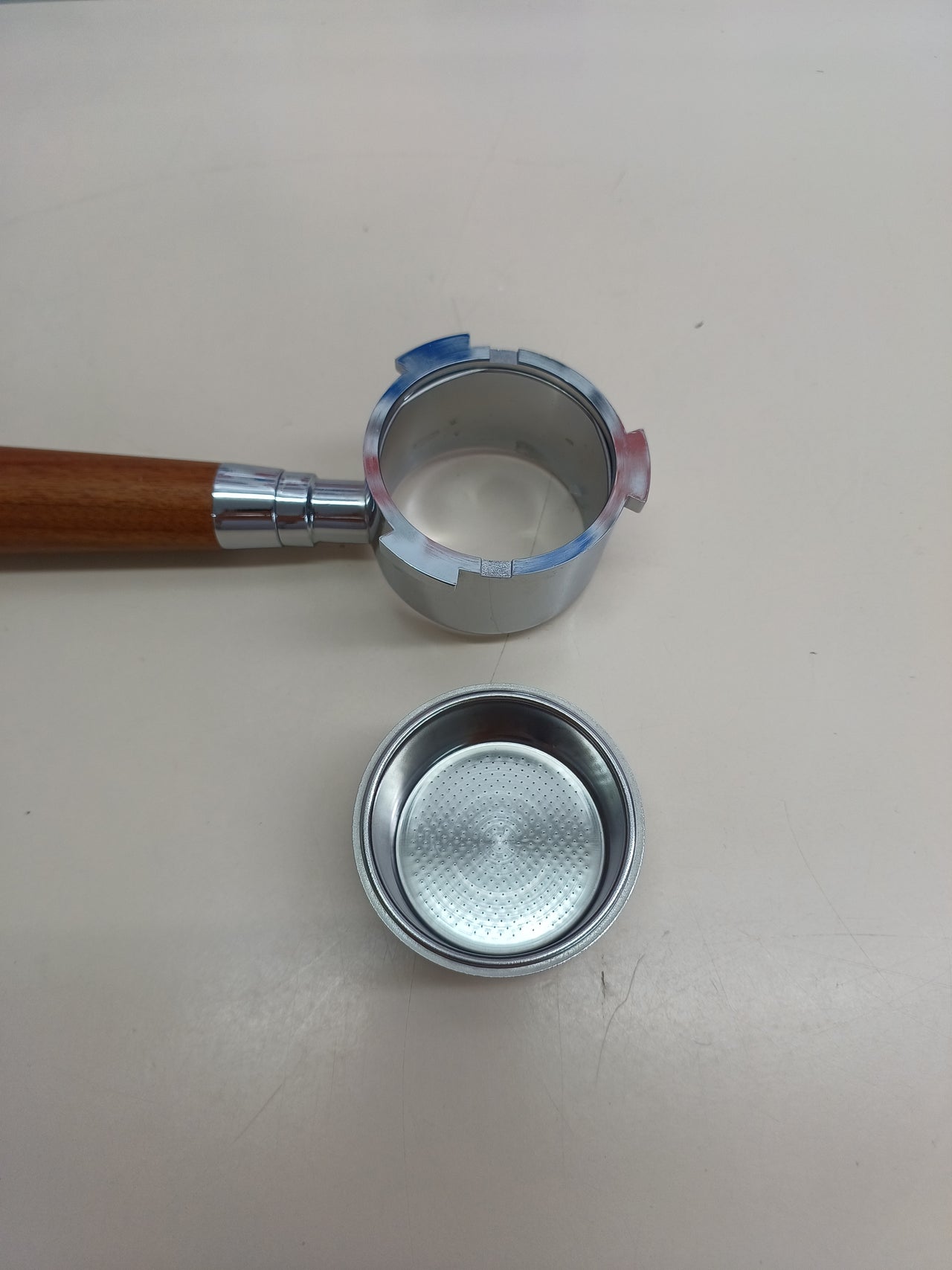 Portafiltro sin fondo 51 mm para DeLonghi