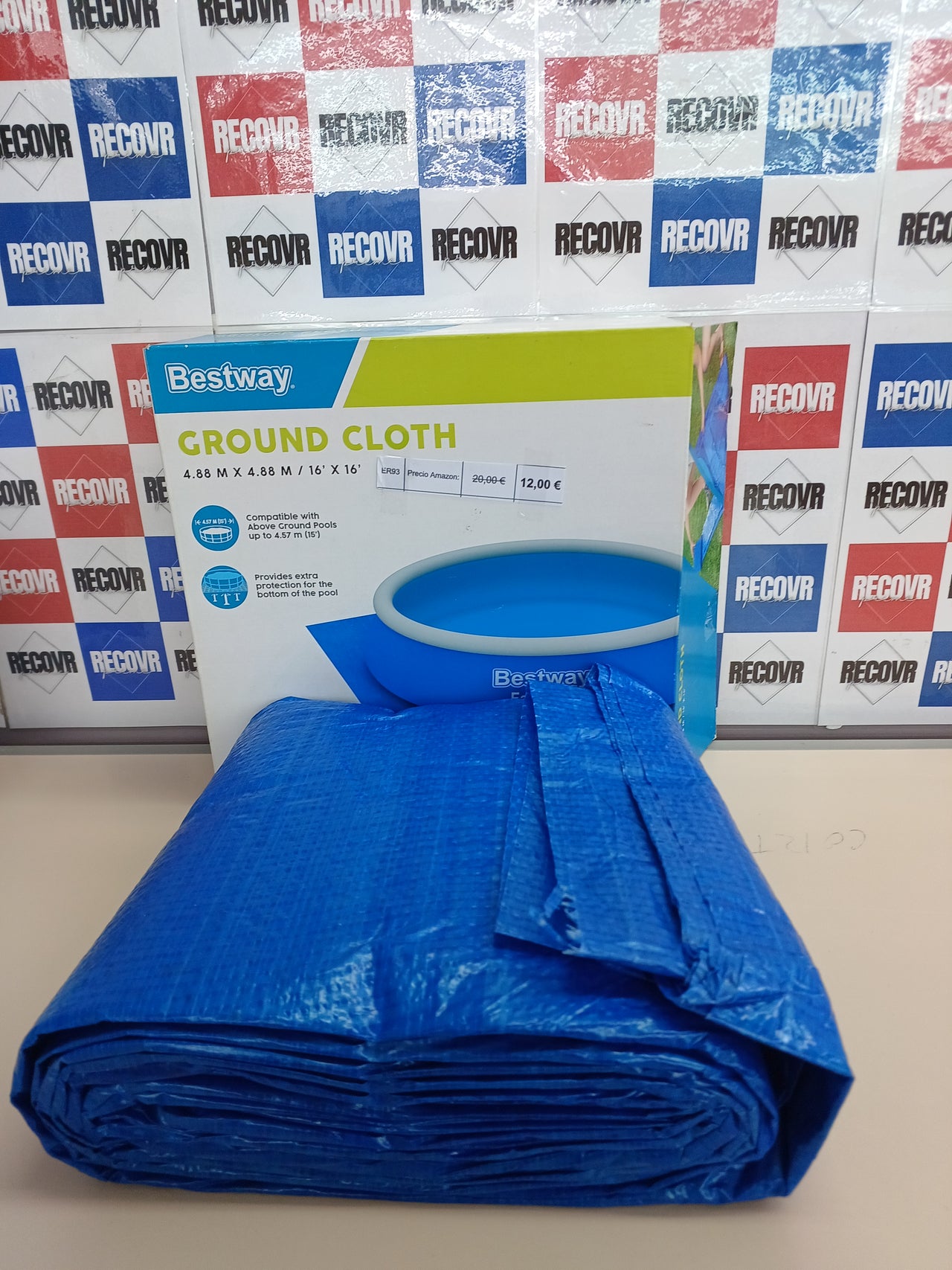 Base Protectora para Piscina 488x488 cm Bestway 58003-6