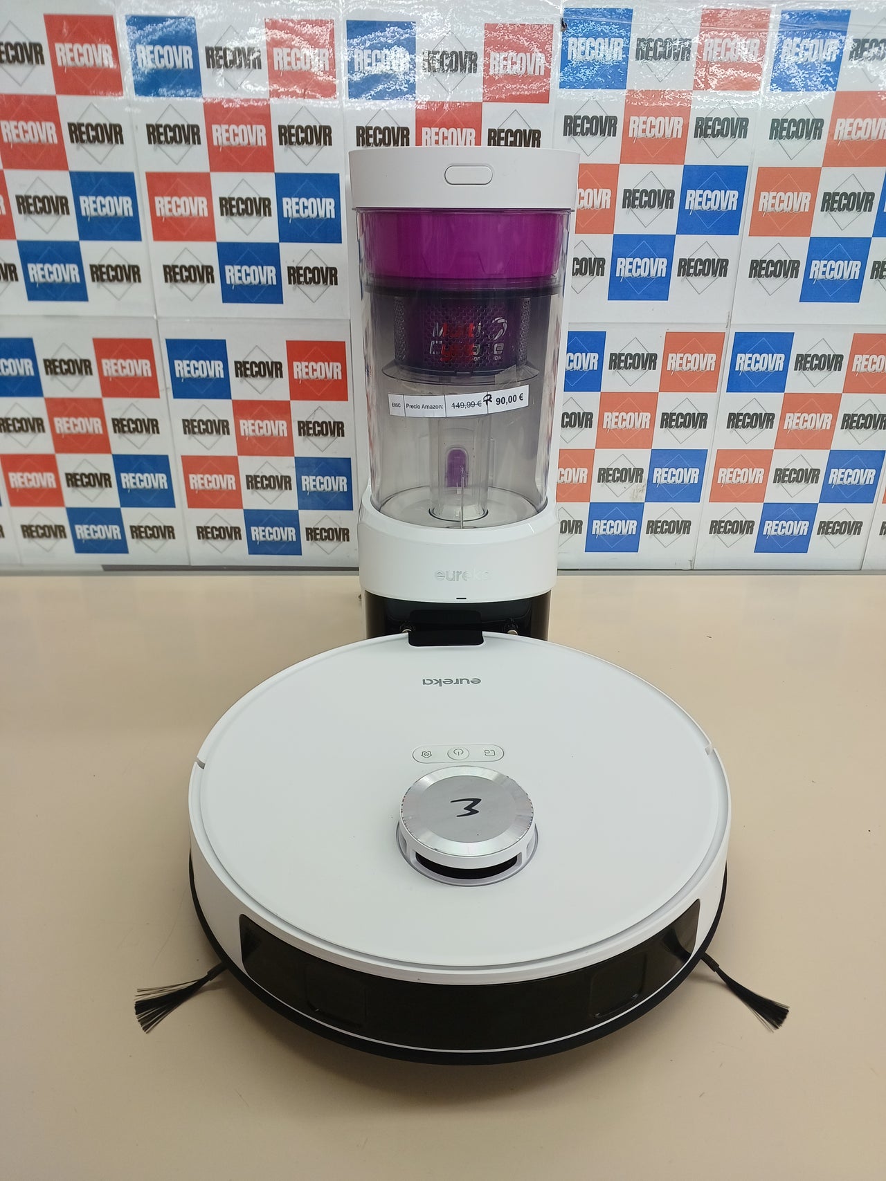 Robot Aspirador Eureka NERE10s 4000Pa Base Auto