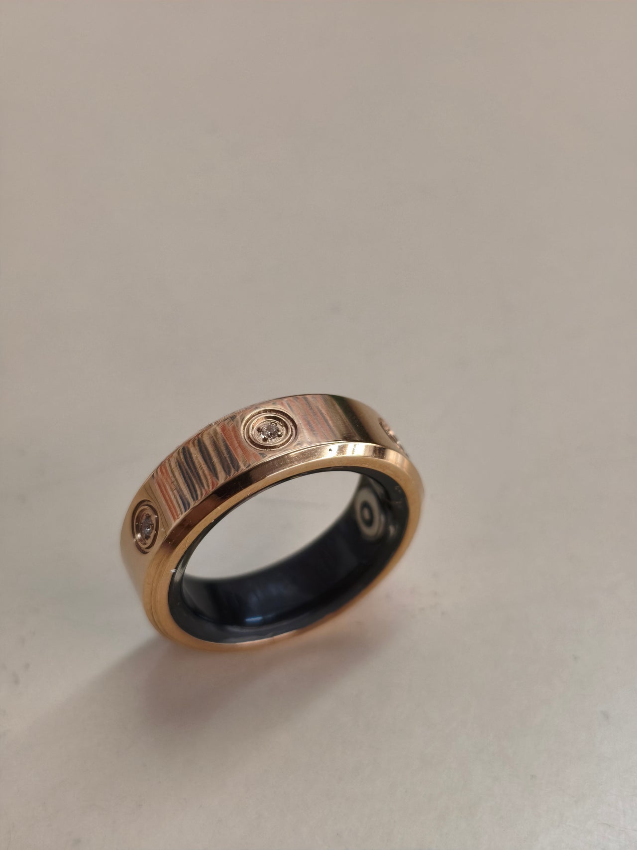 Smart Ring Slim, oro rosa/plata, fitness y sueño, Android/iOS