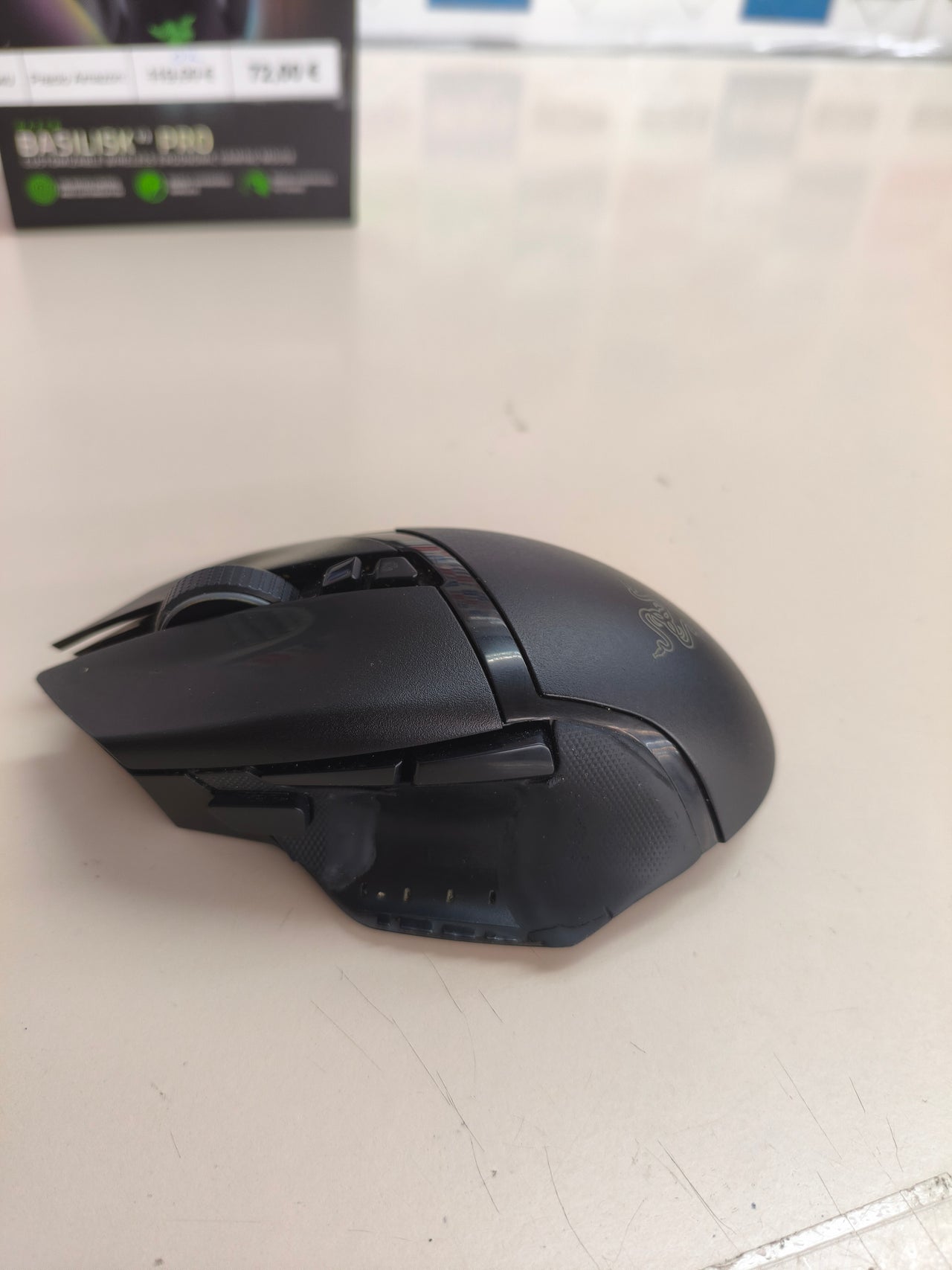 Razer Basilisk V3 Pro, ratón gaming inalámbrico, 30K, RGB, negro
