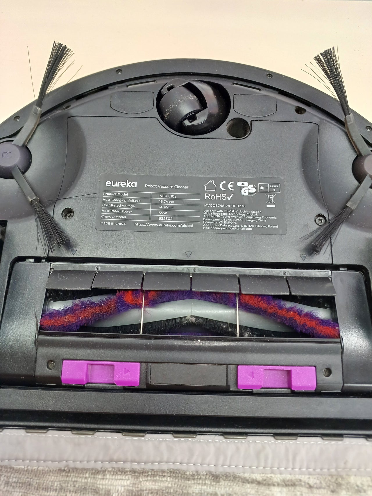 Robot aspirador fregasuelos 4000 Pa autovaciado 180 min