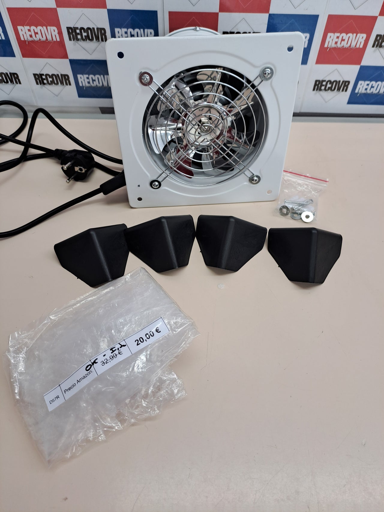 Extractor de aire HG Power 150 mm silencioso