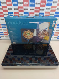 Placa inducción portátil 2 fuegos 3500 W táctil programable - Cecotec