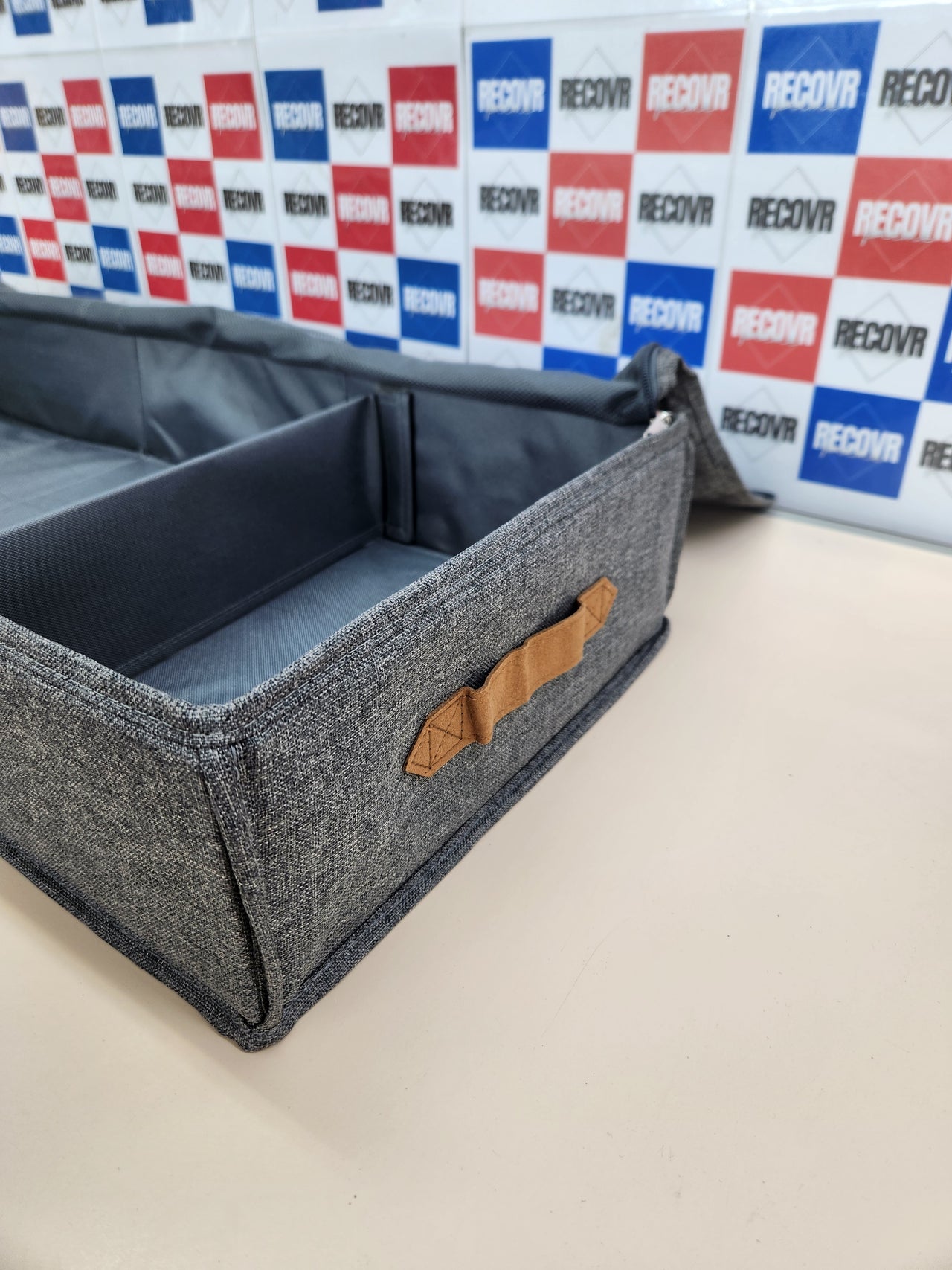Organizador para Almacenamiento gris 90x30x12 cm