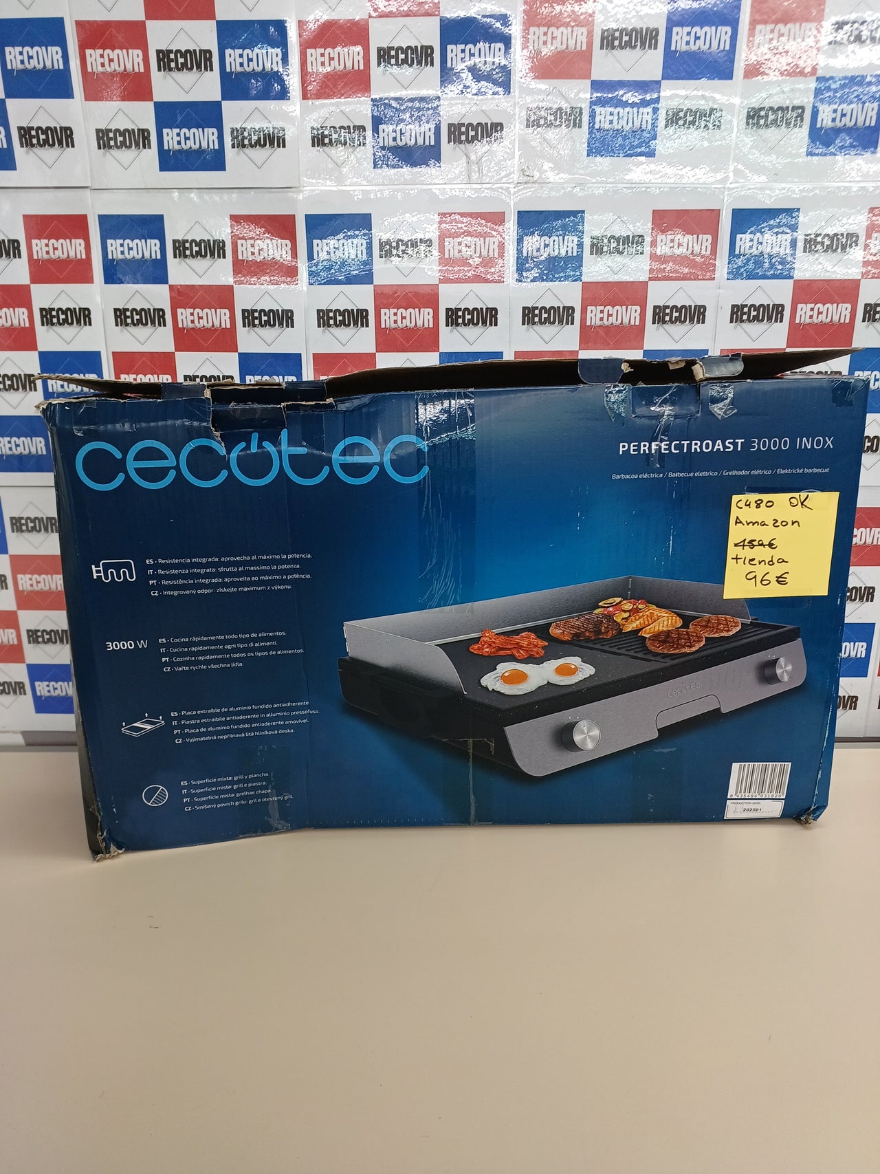 Parrilla Electrica PerfectRoast 3000 W