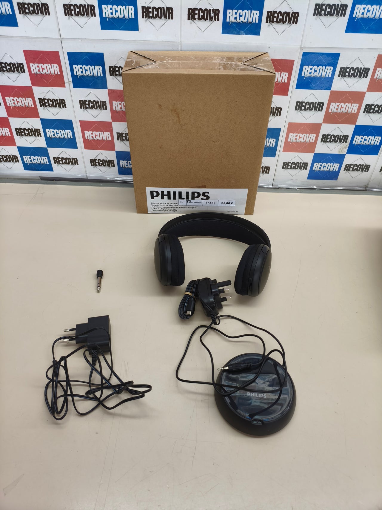 Auriculares inalámbricos para TV con conexión de 2,4 GHz