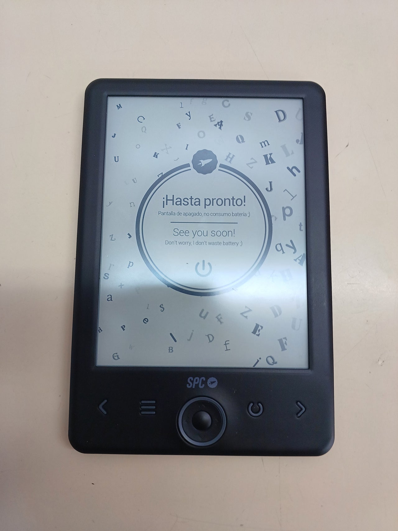 E-reader retroiluminado ligero 1 mes - SPC Dickens Light 2