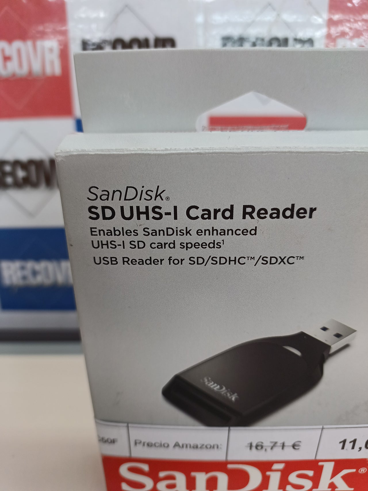 Lector Tarjetas SD SanDisk UHS-I Negro